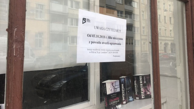 Naprawa ogrzewania, w filii Miejskiej Biblioteki Publicznej w Szczecinie, przy ulicy Bolesława Śmiałego na finiszu. Placówka z powodu awarii jest nieczynna od początku miesiąca.