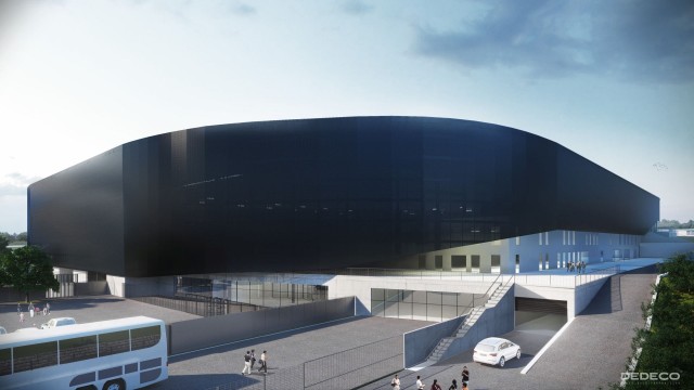 Nowe wizualizacje piłkarskiego stadionu w Szczecinie pokazuje miasto. Zmieni się elewacja i zwiększy pojemność obiektu.