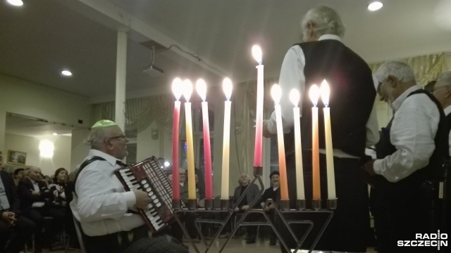 Szczecińskie obchody Chanuki - żydowskiego Święta Poświęcenia odbyły się w Ośrodku Kultury Ukraińców w Szczecinie.