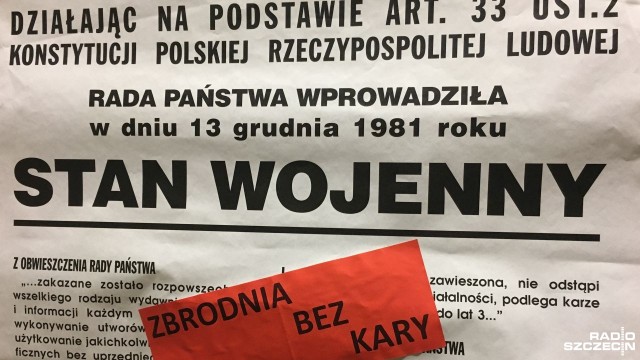 Tylko w czterech zakładach pracy udało się w Szczecinie zorganizować strajk w proteście przeciwko wprowadzeniu stanu wojennego.