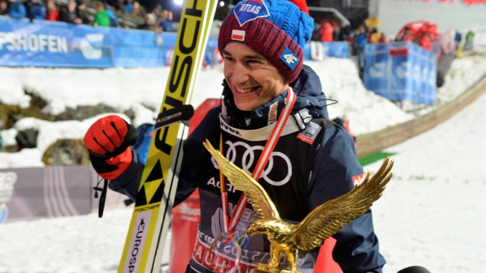 Kamil Stoch. Fot. Anna Karczewska / Polski Związek Narciarski, źródło: www.facebook.com/PolskiZwiazekNarciarski