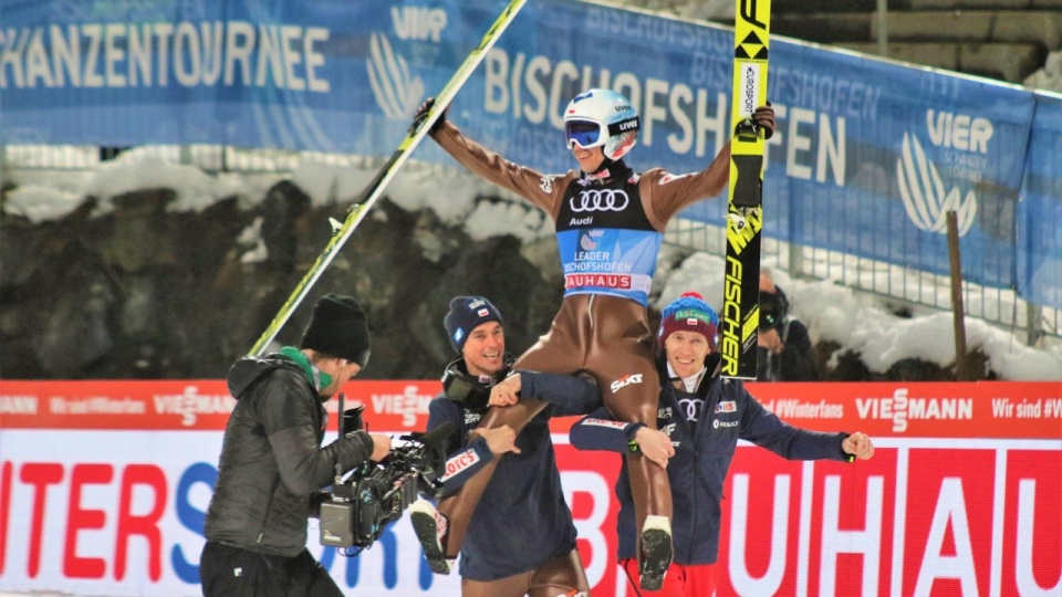 Kamil Stoch. Fot. Anna Karczewska / Polski Związek Narciarski, źródło: www.facebook.com/PolskiZwiazekNarciarski