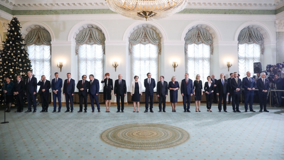 Ceremonia zaprzysiężenia nowych członków Rady Ministrów odbyła się we wtorek w południe w Pałacu Prezydenckim w Warszawie. Fot. Jakub Szymczuk/KPRP/www.prezydent.pl