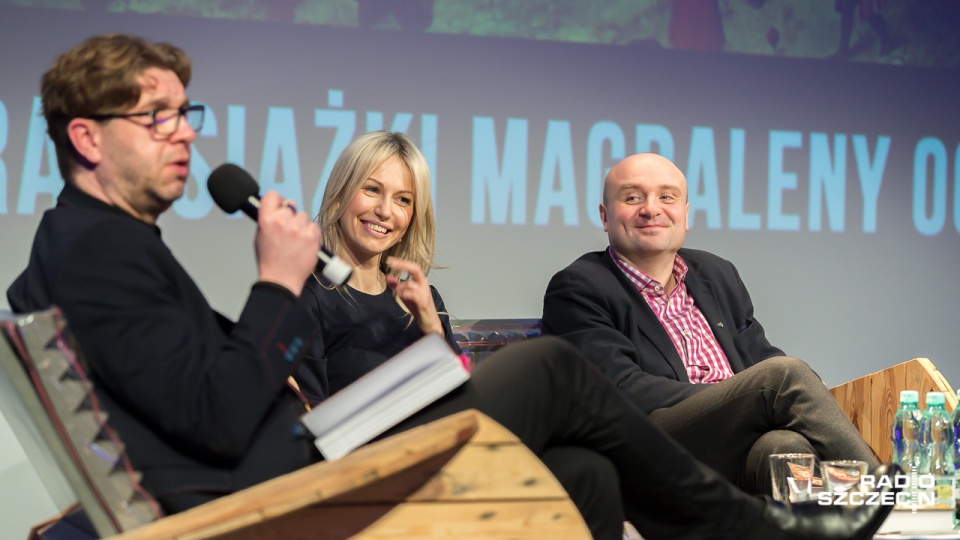 Magdalena Ogórek dodała, że rodzina Otto von Wächtera próbowała bezskutecznie zablokować wydanie książki. „Lista Wachtera” stała się już bestsellerem. Fot. Robert Stachnik [Radio Szczecin]