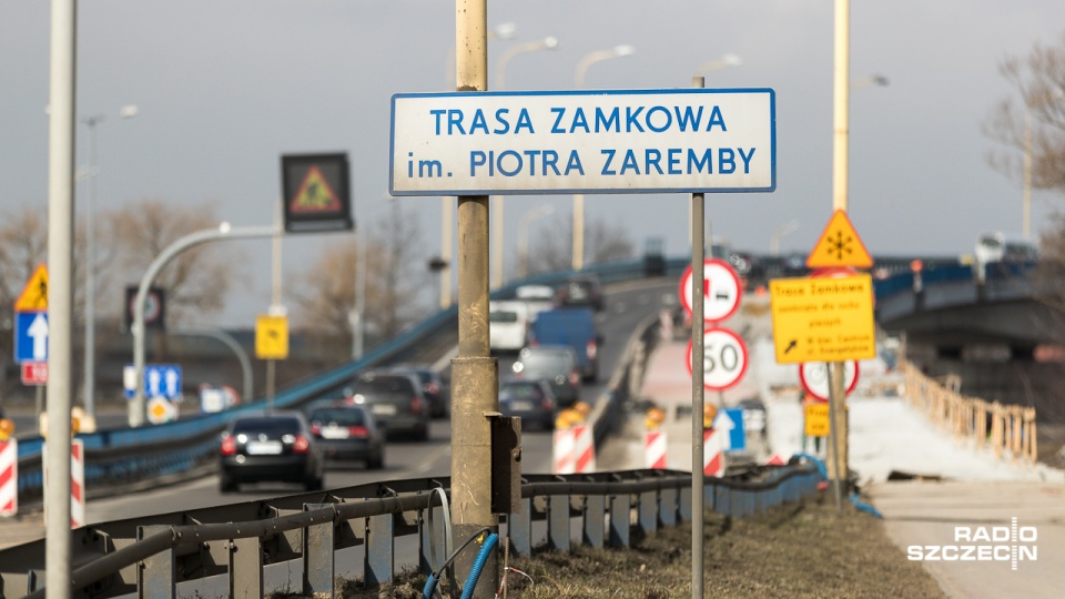 Po weekendzie majowym planowane jest rozpoczęcie układania asfaltu na nitce wjazdowej do miasta. Fot. Robert Stachnik [Radio Szczecin]