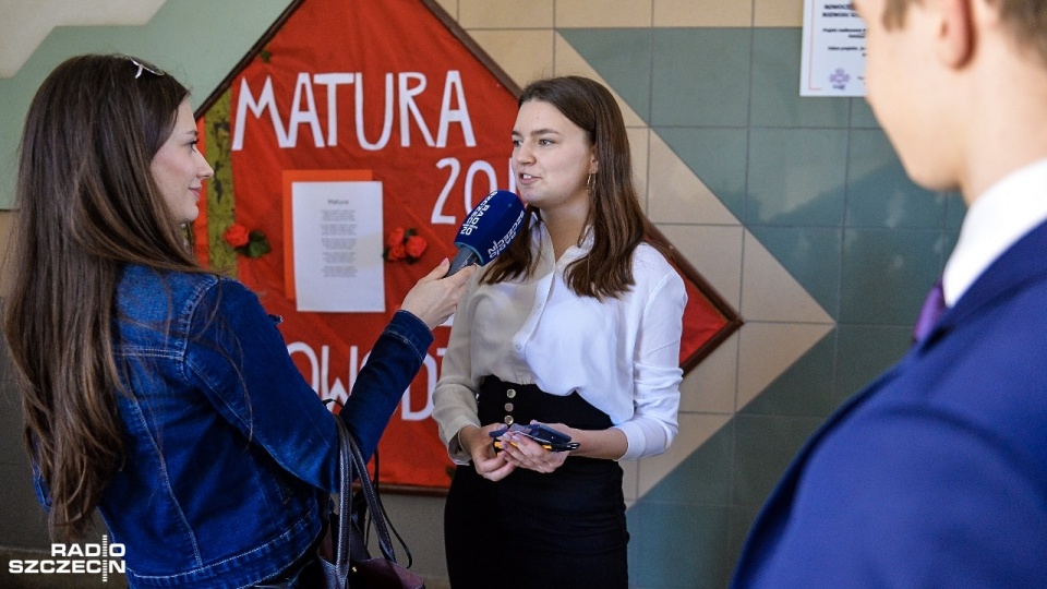 Jak przyznawali uczniowie z II Liceum Ogólnokształcącego zadania były całkiem łatwe. Fot. Łukasz Szełemej [Radio Szczecin]