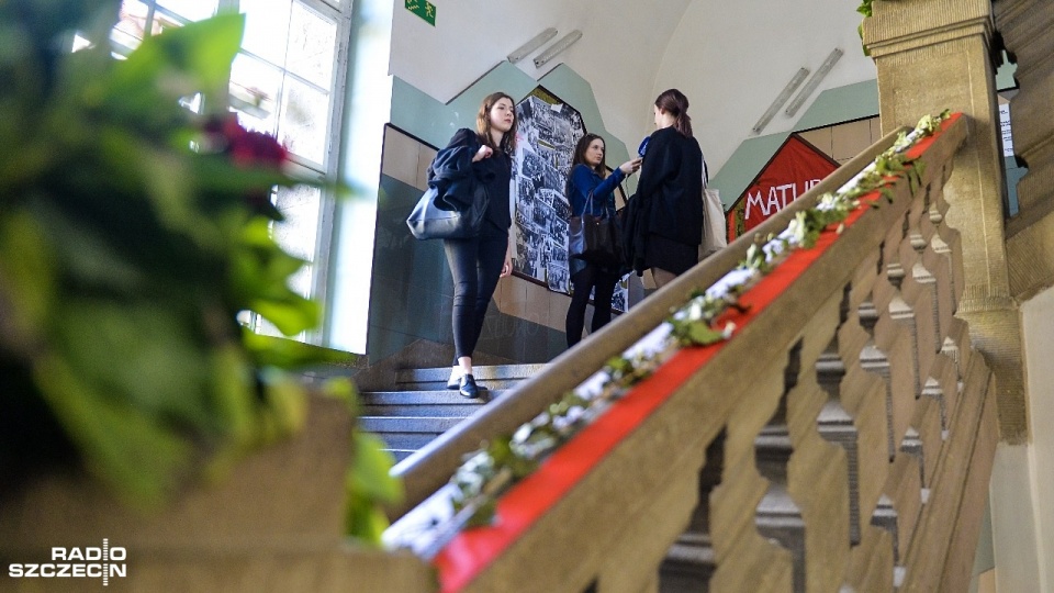 Jak przyznawali uczniowie z II Liceum Ogólnokształcącego zadania były całkiem łatwe. Fot. Łukasz Szełemej [Radio Szczecin]