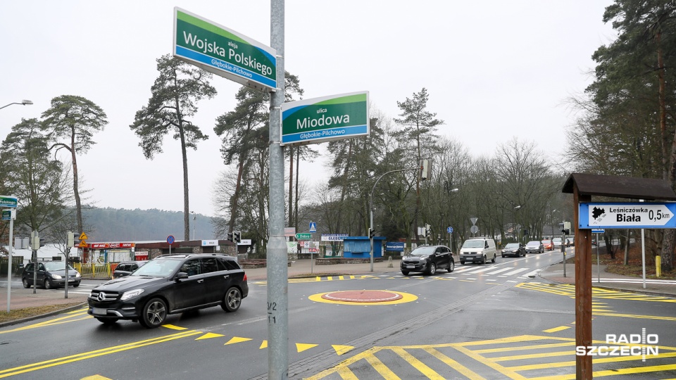 Rondo przy Głębokim. Fot. Robert Stachnik [Radio Szczecin/Archiwum]