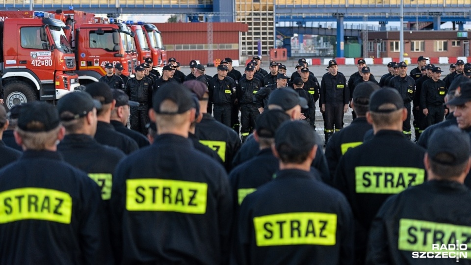 Polscy strażacy, którzy przez dwa tygodnie pomagali gasić pożary w Szwecji, wrócili do Polski. Fot. Łukasz Szełemej [Radio Szczecin/Archiwum]