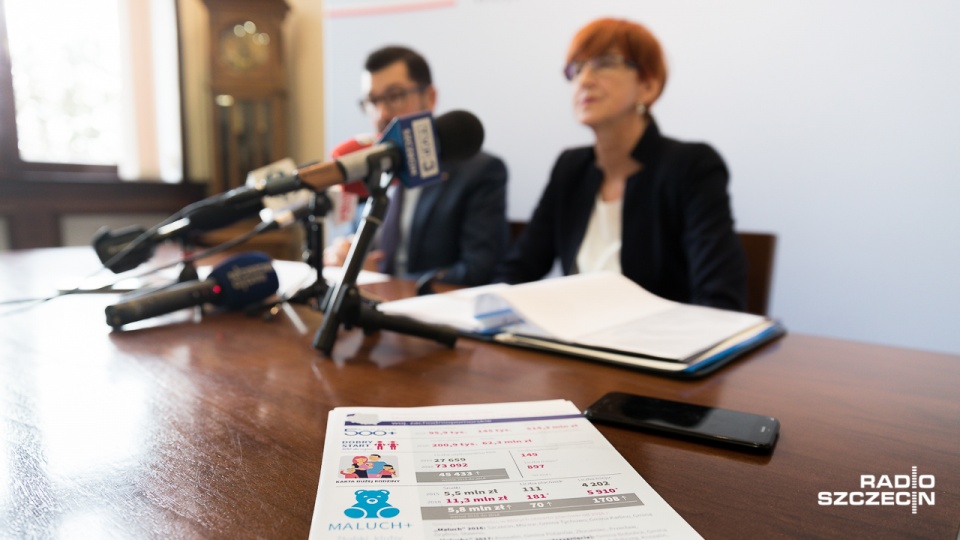 Marek Subocz, wicewojewoda zachodniopomorski i minister Elżbieta Rafalska. Fot. Robert Stachnik [Radio Szczecin]