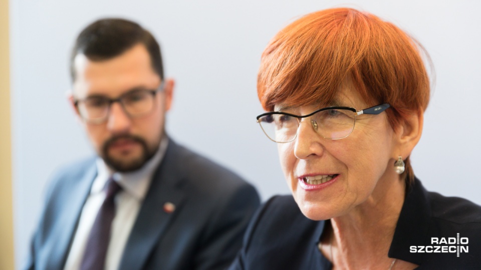 Marek Subocz, wicewojewoda zachodniopomorski i minister Elżbieta Rafalska. Fot. Robert Stachnik [Radio Szczecin]