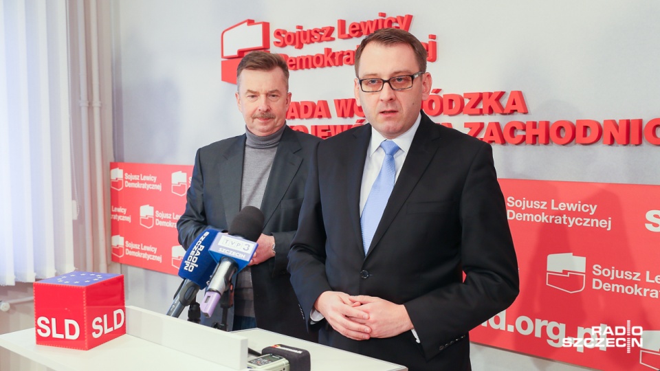 Dariusz Wieczorek i Dawid Krystek. Fot. Robert Stachnik [Radio Szczecin]