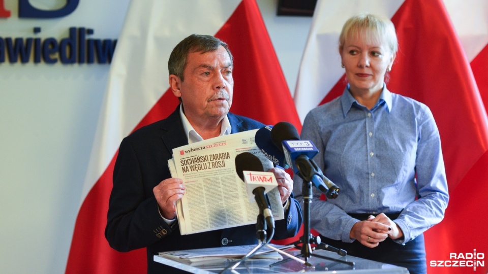 Bartłomiej Sochański rozważa też proces w trybie cywilnym przeciwko "Gazecie Wyborczej". Fot. Kamila Kozioł [Radio Szczecin]