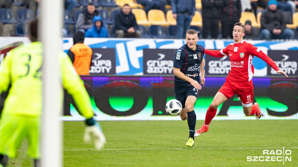 Pogoń Szczecin - Miedź Legnica 2:0 (0:0). Fot. Robert Stachnik [Radio Szczecin]