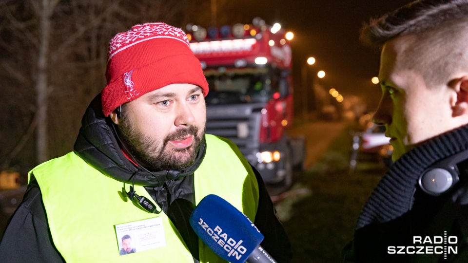 W Stargardzie trąbili "Dla Łukasza Urbana oraz innych, którzy nie wrócili z wyjazdu". Fot. Robert Stachnik [Radio Szczecin]