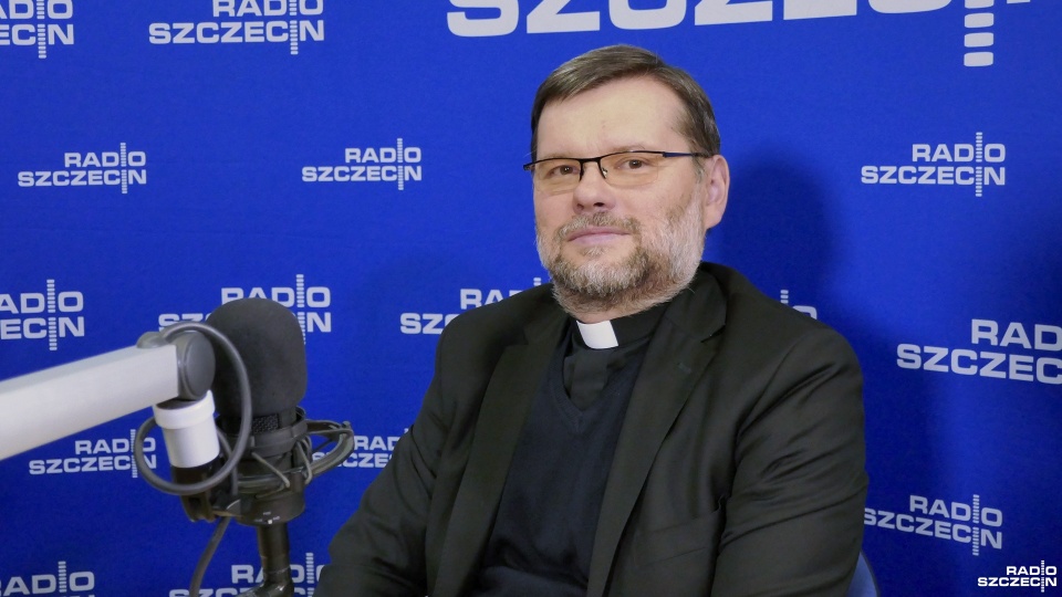 ks. Sławomir Zyga. Fot. Maciej Papke [Radio Szczecin]