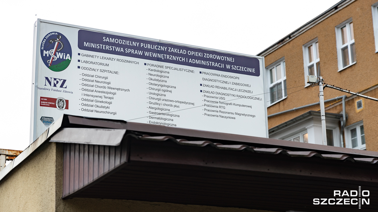 Oddział chorób wewnętrznych szpitala MSWiA w Szczecinie od poniedziałku zacznie przyjmować pacjentów. To ostatni, który działał w ograniczonym zakresie.
