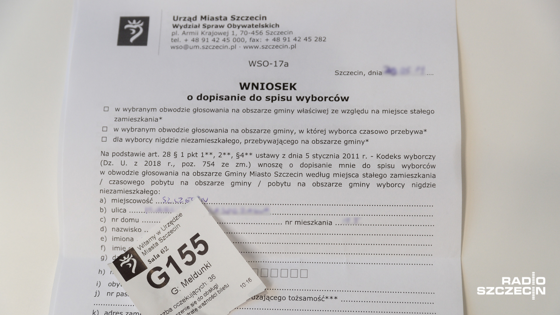 Wtorek to ostatni dzień na złożenie wniosku o dopisanie do spisu wyborców w miejscu pobytu czasowego. Muszą to zrobić osoby, które chcą zagłosować w niedzielnych wyborach do Parlamentu Europejskiego, a w niedzielę będą poza stałym miejscem zamieszkania.
