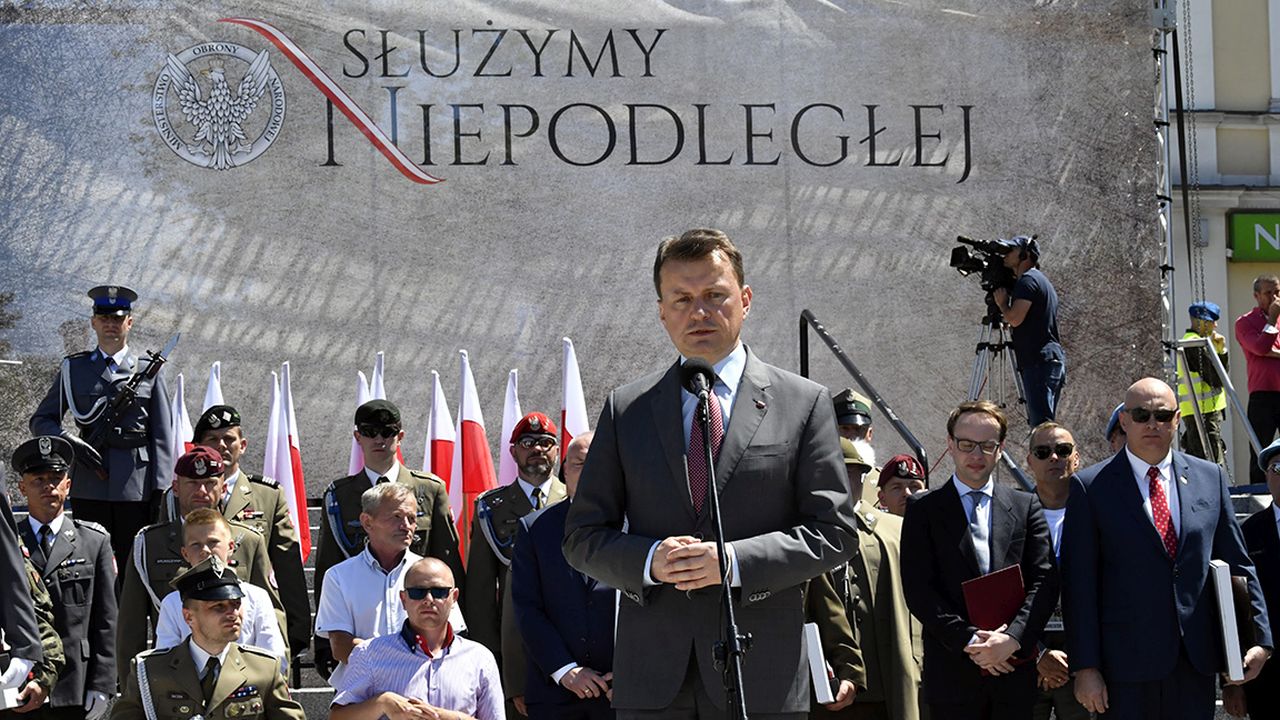 Minister obrony narodowej Mariusz Błaszczak krytykuje sposób świętowania rocznicy wybuchu drugiej wojny światowej w Gdańsku.
