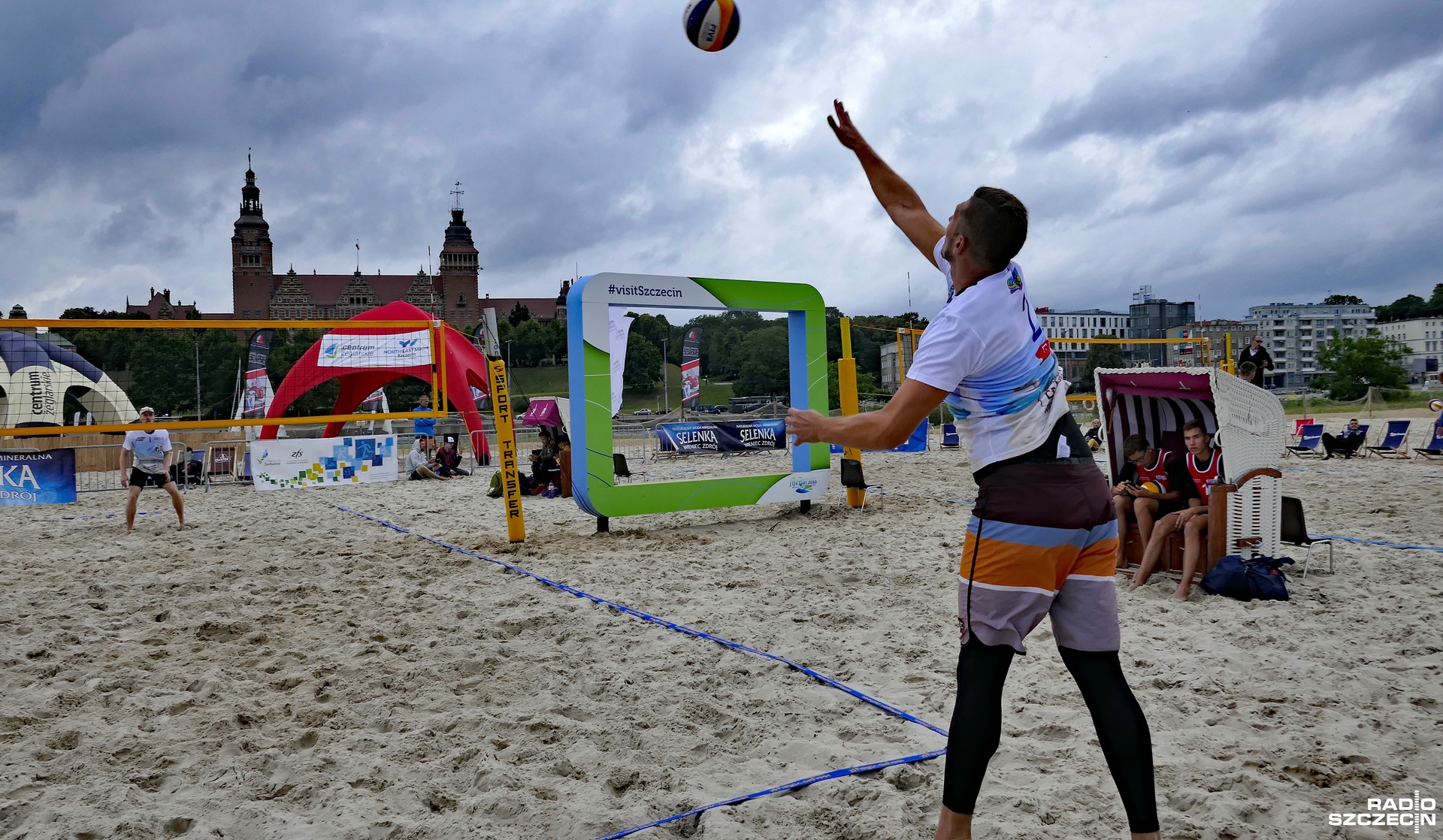 Obrońcy tytułu Rafał Jabłoński i Michał Tomaszewski wygrali Mistrzostwa Województwa Zachodniopomorskiego w siatkówce plażowej mężczyzn Grand Prix Szczecina 2019.