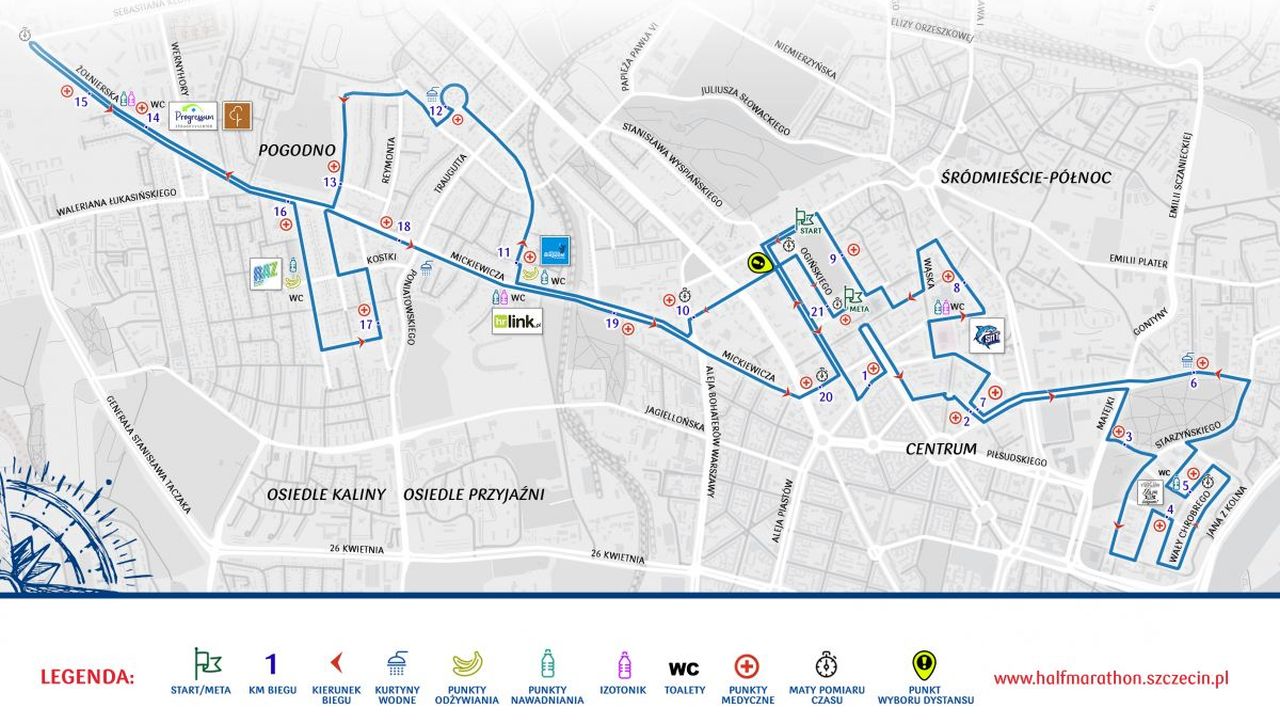 W związku z maratonem spore utrudnienia w ruchu w Szczecinie - do godz. 13 utrudniony był przejazd ulicami od Jasnych Błoni do Wałów Chrobrego, także w stronę Krzekowa - ulice Wawrzyniaka, Mickiewicza, Żołnierska.