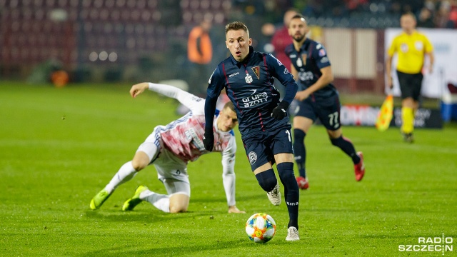 Pogoń Szczecin - Górnik Zabrze 3:1 (2:1). Fot. Robert Stachnik [Radio Szczecin] Zaskakujący początek i spodziewany koniec. Pogoń wygrywa z Górnikiem [DUŻO ZDJĘĆ]