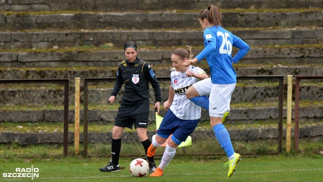 Olimpia Szczecin - Czarni Sosnowiec 2:6. Fot. Łukasz Szełemej [Radio Szczecin] "Chciałyśmy sprawić niespodziankę, ale się nie udało" [ZDJĘCIA]