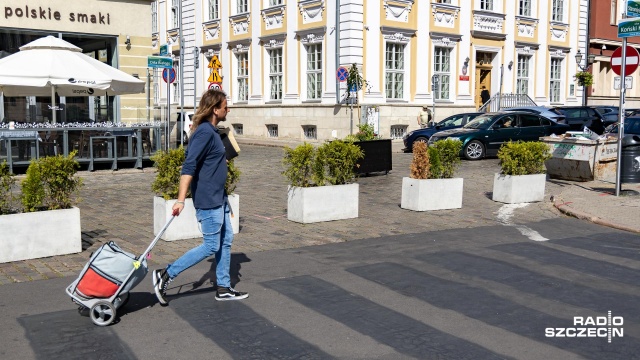 Plac Orła Białego. Fot. Robert Stachnik [Radio Szczecin] Mieszkańcy podzieleni ws. nowej koncepcji placu Orła Białego [WIDEO, ZDJĘCIA]