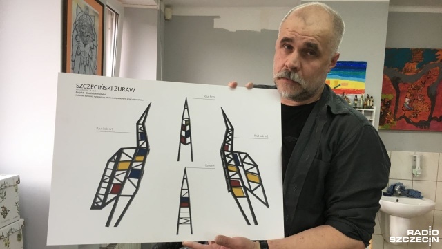 Rzeźbiarz Stanisław Motyka, zaprosił mieszkańców Szczecina na warsztaty rzeźbiarskie, których tematem są szczecińskie żurawie portowe. Jest to część większego projektu, którego efektem będzie przestrzenna instalacja Motyki z pracami mieszkańców.