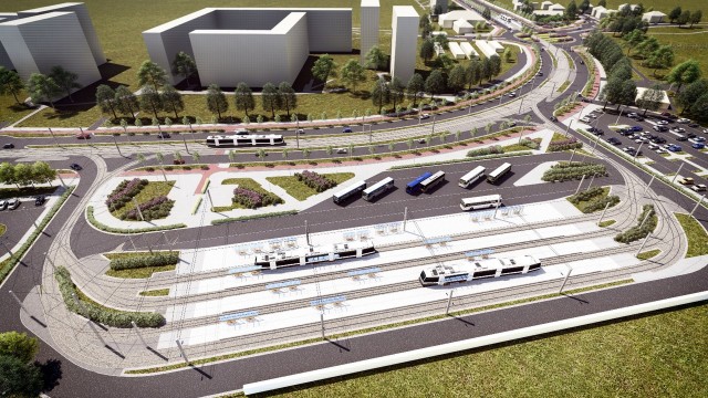 Miasto ogłosiło przetarg na przebudowę ul. Szafera i budowę pętli tramwajowo-autobusowej przy hali widowiskowo-sportowej Netto Arena.