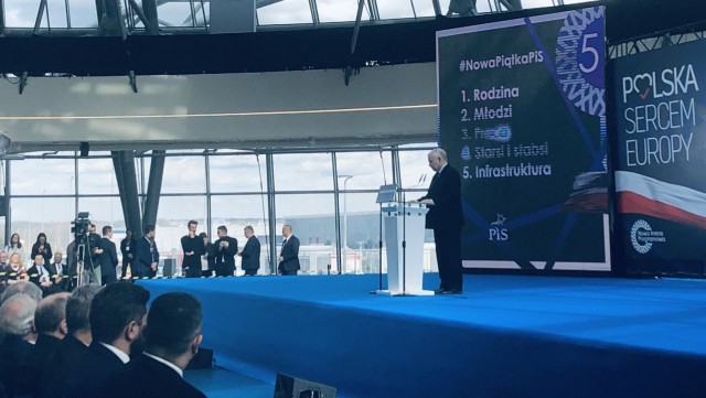 W Jasionce pod Rzeszowem odbyła się konwencja wyborcza Prawa i Sprawiedliwości. To pierwsze z 13 takich spotkań, organizowanych przed majowymi wyborami do Parlamentu Europejskiego.