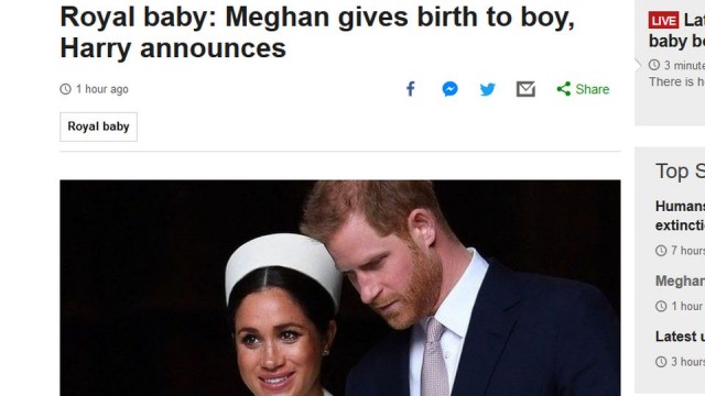 Księżna Meghan urodziła chłopca. Jest to pierwsze dziecko księżnej Sussex i księcia Harry039ego. Mąż towarzyszył żonie podczas porodu, który rozpoczął się wcześnie rano. Mama i dziecko czują się dobrze.