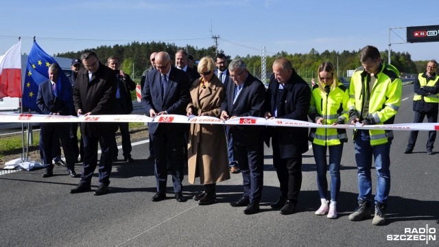 Pierwszy z odcinków powstającej trasy S6 między Goleniowem a Obwodnicą Nowogardu został otwarty.