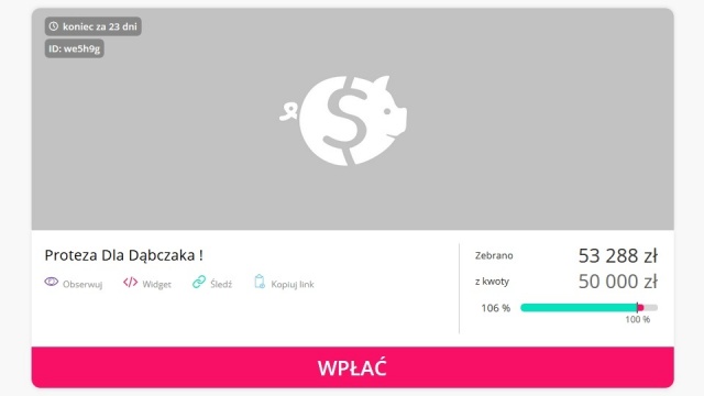 Byli i obecni piłkarze Pogoni Szczecin zaangażowali się w pomoc swojemu koledze z boiska Pawłowi Dąbrowskiemu. 39-letni obecnie sportowiec w miniony czwartek stracił nogę w wyniku nieszczęśliwego wypadku w pracy.