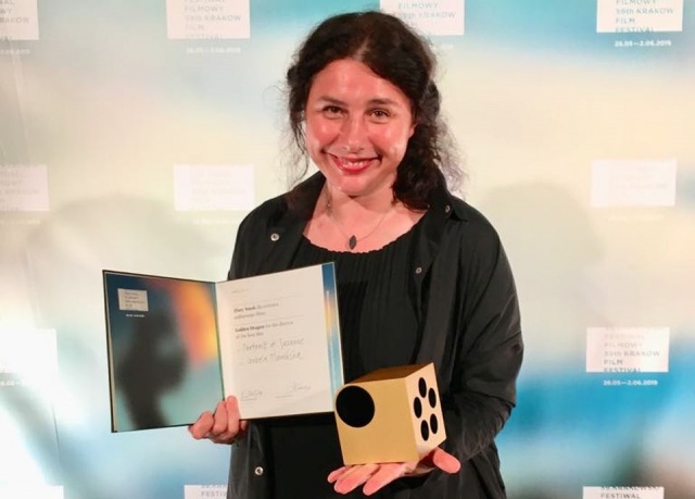 Izabela Plucińska nagrodzona w Krakowie za najnowszy film Portret Suzanne.