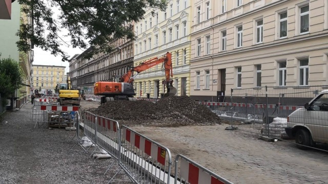 Kolejne utrudnienia w centrum Szczecina. Rozpoczęła się przebudowa ulicy Małkowskiego.