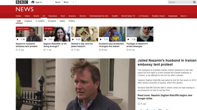Mąż Brytyjki irańskiego pochodzenia, więzionej w Teheranie za rzekome szpiegostwo, rozpoczął głodówkę przed ambasadą Iranu w Londynie. Wcześniej tę samą formę protestu wybrała skazana kobieta, Nazanin Zaghari-Ratcliffe.