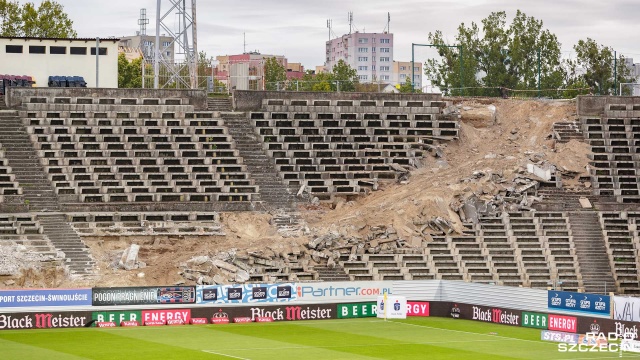 Przebudowa stadionu Pogoni będzie droższa niż planowano