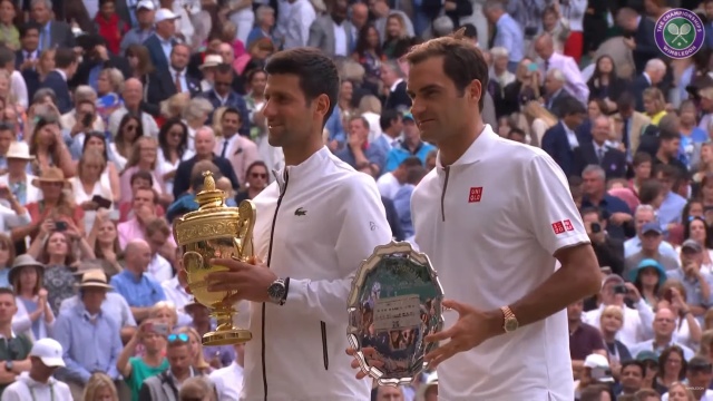 Serb Novak Djoković wygrał wielkoszlemowy tenisowy turniej na kortach Wimbledonu. W finale po pięciosetowym spotkaniu trwającym prawie pięć godzin pokonał Szwajcara Rogera Federera - 7:6 (7-5), 1:6, 7:6 (7-4), 4:6, 13:12 (7-3).