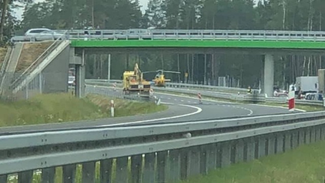 Utrudnienia na krajowej szóstce między Goleniowem a Nowogardem.