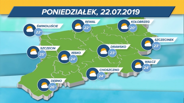Bardzo ciepło i dużo słońca w regionie, a od środy wracają upały.