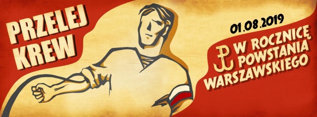 Tysiące powstańców przelało swoją krew walcząc o wolność, niepodległość i suwerenność Polski. Regionalne Centrum Krwiodawstwa i Krwiolecznictwa w Szczecinie włącza się w akcję Przelej krew w rocznicę Powstania Warszawskiego.