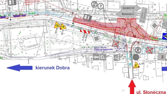 Powstanie u zbiegu ulic Lipowej i Słonecznej, czyli na przecięciu tras dojazdowych do Bezrzecza i Głębokiego. Obok nowego ronda powstanie także 6-kilometrowa ścieżka rowerowa od obrzeży Szczecina aż do Dobrej.