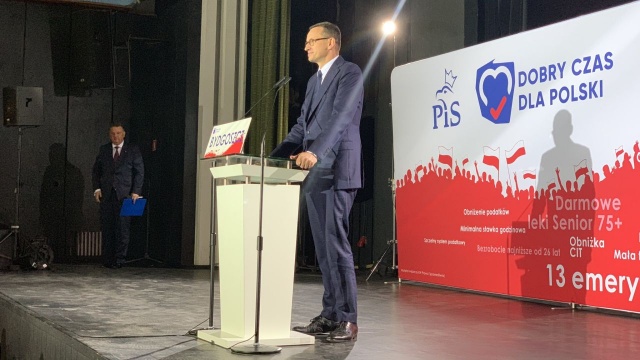 Premier Morawiecki podczas konwencji Prawa i Sprawiedliwości w Toruniu podkreślał konieczność dbania o młode osoby.