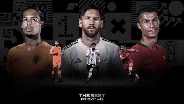 Holender Virgil van Dijk, Portugalczyk Cristiano Ronaldo i Argentyńczyk Lionel Messi znaleźli się w finałowej trójce tegorocznego plebiscytu na Piłkarza Roku FIFA.