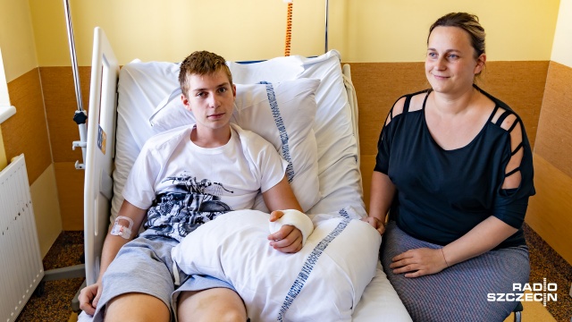 Niezwykle rzadka operacja na oddziale chirurgii dziecięcej szpitala przy ulicy Unii Lubelskiej w Szczecinie.
