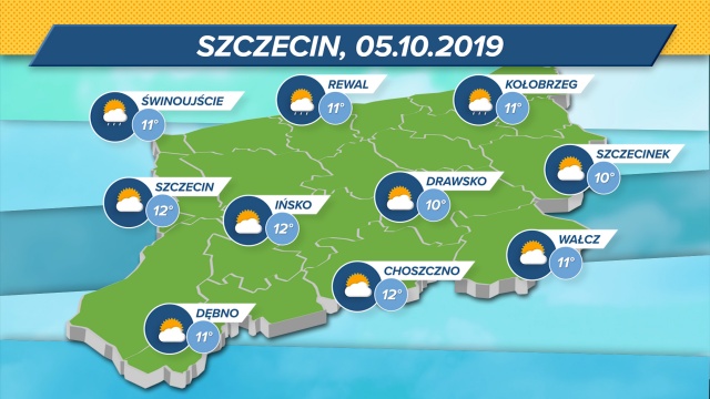 Tzw. słupek rtęci coraz krótszy: termometry w regionie wskażą maksymalnie 11-12 stopni w skali Celsjusza. Deszczowe chmury, ale z przejaśnieniami. Ciśnienie niskie, rośnie. Wiatr słaby.