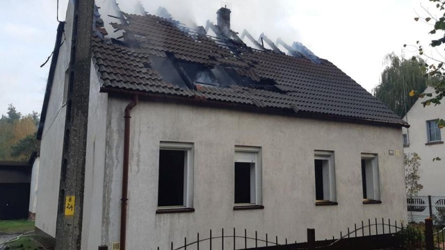 Jedna osoba zginęła w pożarze w Namyślinie w powiecie myśliborskim.