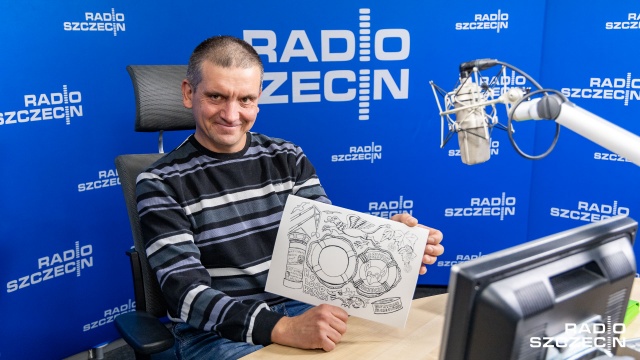 Gryf, szczecińskie pompy, mewy, Wały Chrobrego i stocznia - to wszystko w wersji do pokolorowania. W sobotę premiera publikacji dla dzieci autorstwa Mirosława Wacewicza i Marcina Yperyta Przydatka.