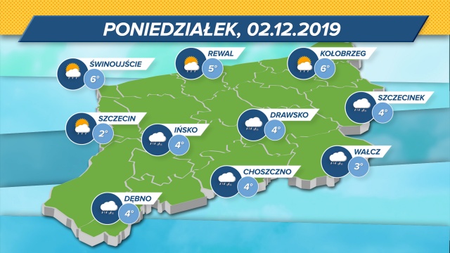 Trochę cieplej. Trzeba też przygotować się na deszcz ze śniegiem, a w nocy mróz.